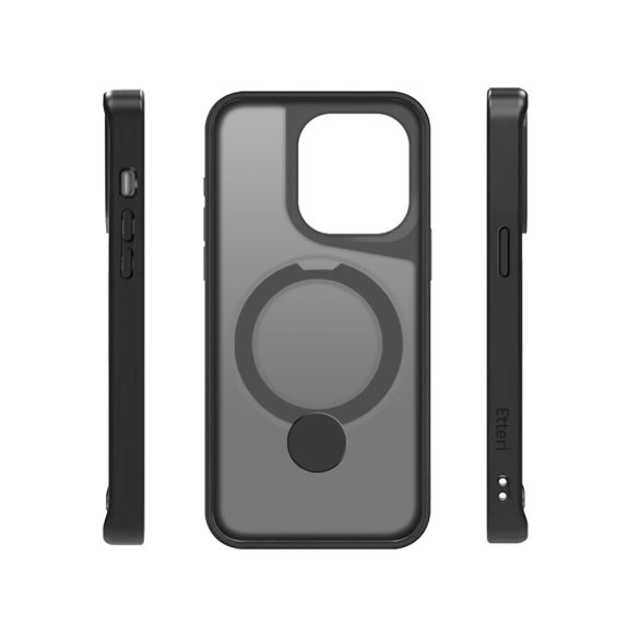 Etteri Matt Ring MagSafe-kompatibilis tok iPhone 14 Pro - fekete