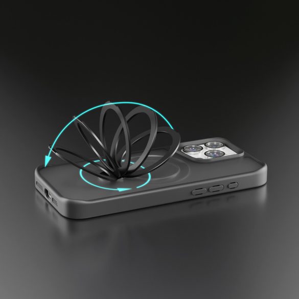 Etteri Matt Ring MagSafe-kompatibilis tok iPhone 14 Pro - fekete