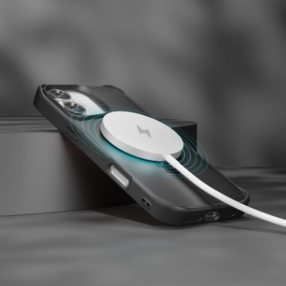 Etteri Matt Ring MagSafe-kompatibilis tok iPhone 16 - fekete
