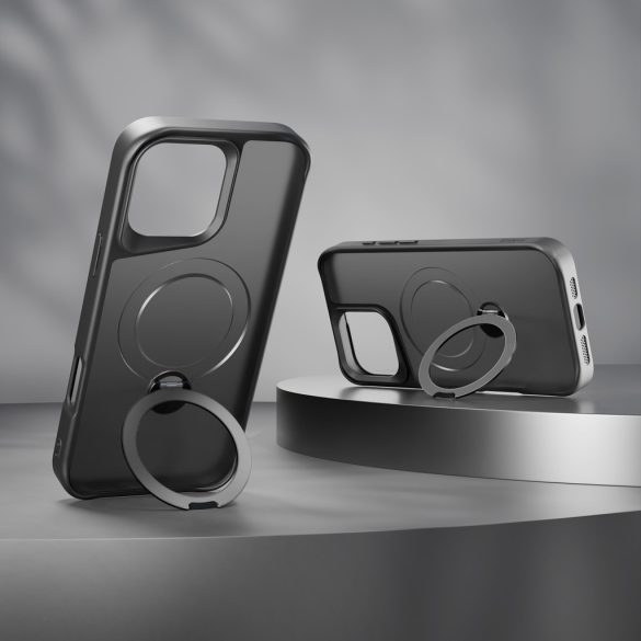 Etteri Matt Ring MagSafe-kompatibilis tok iPhone 16 Plus - fekete