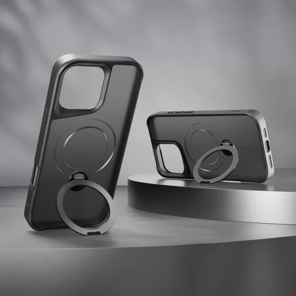 Etteri Matt Ring MagSafe-kompatibilis tok iPhone 16 Pro - fekete