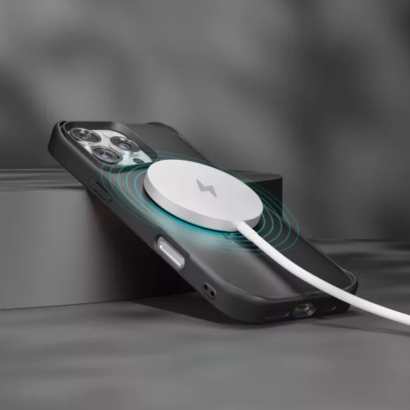 Etteri Matt Ring MagSafe-kompatibilis tok iPhone 16 Pro - fekete
