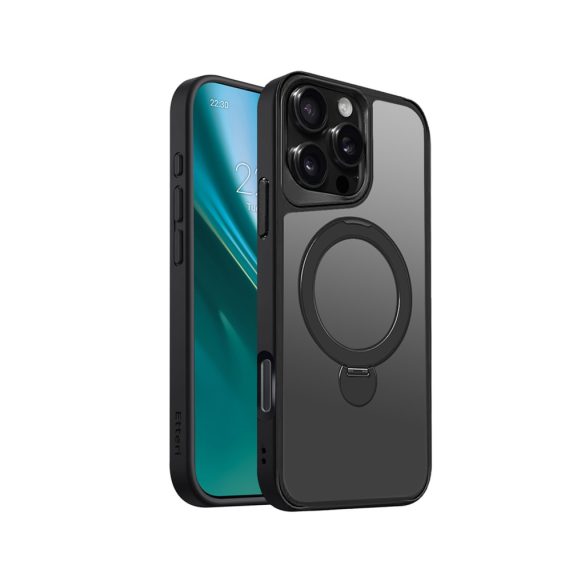Etteri Matt Ring MagSafe-kompatibilis tok iPhone 16 Pro Max - fekete