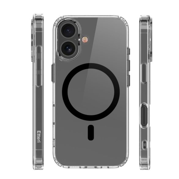 Etteri Color MagSafe-kompatibilis tok iPhone 16 Plus - fekete