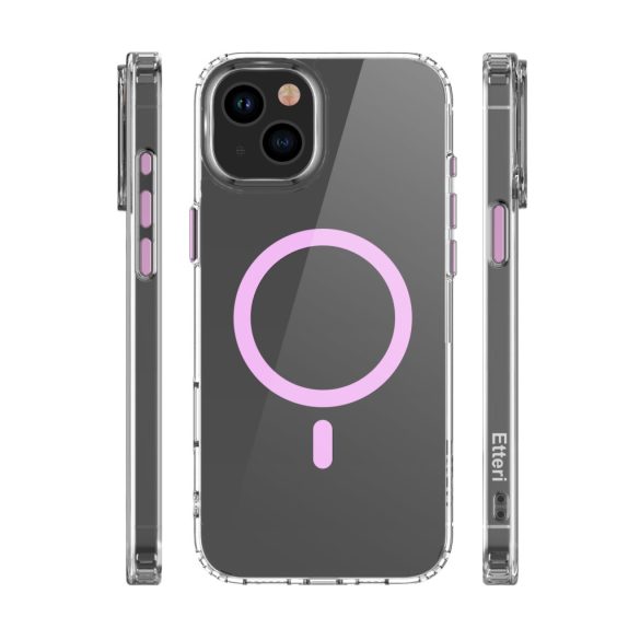 Etteri Color MagSafe-kompatibilis tok iPhone 13 - rózsaszín