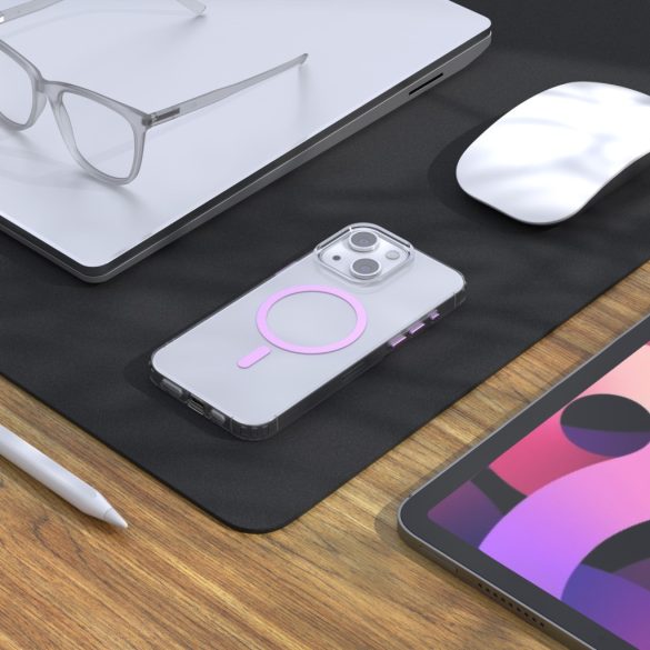 Etteri Color MagSafe-kompatibilis tok iPhone 13 - rózsaszín