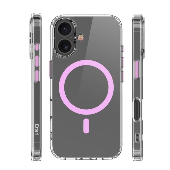 Etteri Color MagSafe-kompatibilis tok iPhone 16 Plus - rózsaszín