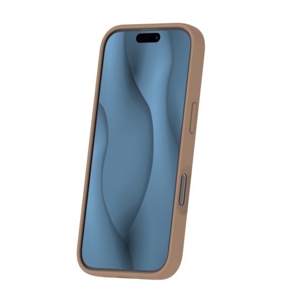 Silicone Thin MagSafe-kompatibilis tok iPhone 14 Pro - barna
