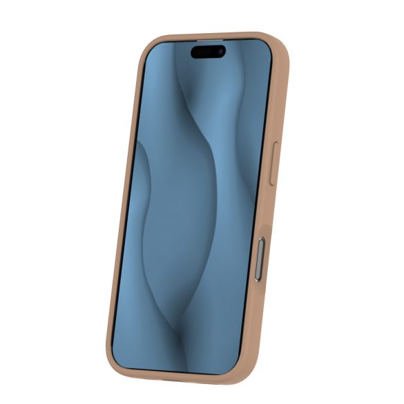 Silicone Thin MagSafe-kompatibilis tok iPhone 16 Plus - barna