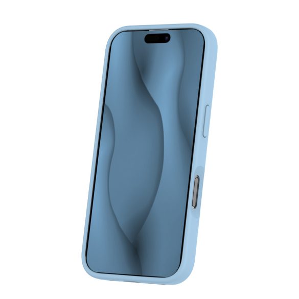 Silicone Thin MagSafe-kompatibilis tok iPhone 16 Plus - világoskék