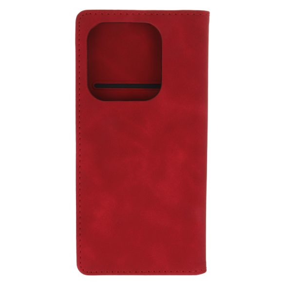Smart Suede könyvtok Xiaomi Redmi Note 14 5G - piros