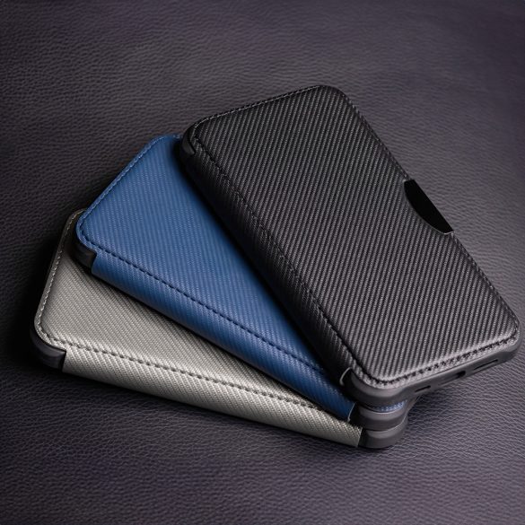 Smart Carbon könyvtok Samsung Galaxy A16 4G/5G - fekete