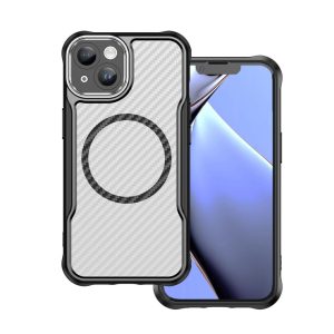 Defender Carbon MagSafe-kompatibilis tok iPhone 15 - fekete