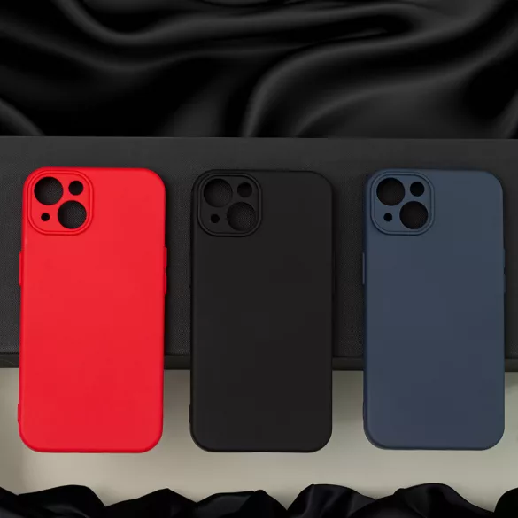 Szilikon tok Xiaomi Redmi Note 14 Pro 4G (Global) modellhez, sötétkék
