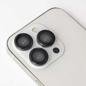 9H kamera lencse védő edzett üveg fekete szegéllyel Samsung Galaxy S25 Plus