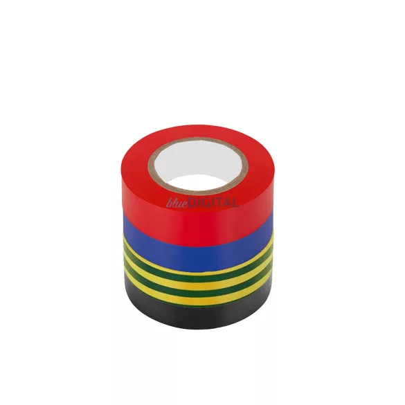 Szigetelőszalag 18mm x 8m 4 db címke