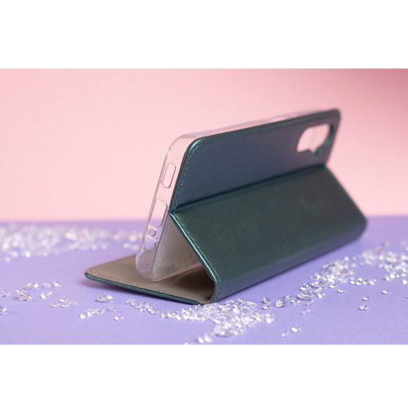 Smart Magnetic könyvtok Samsung Galaxy M13 4G - sötétzöld