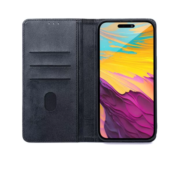 Smart Seam könyvtok Samsung Galaxy A56 - fekete