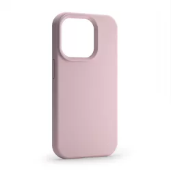   Etteri Silicone MagSafe-kompatibilis tok iPhone 16e - halvány rózsaszín