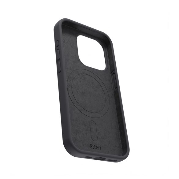 Etteri Silicone MagSafe-kompatibilis tok Samsung Galaxy S25 Ultra - fekete