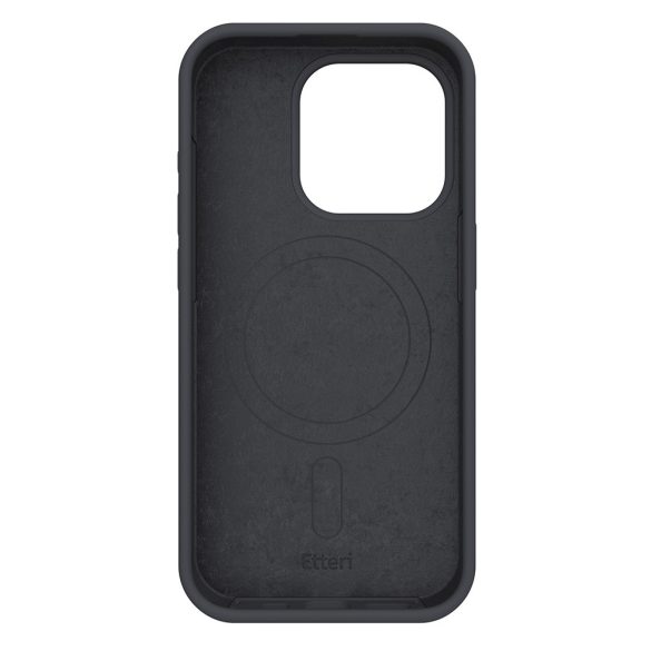 Etteri Silicone MagSafe-kompatibilis tok Samsung Galaxy S25 Ultra - fekete