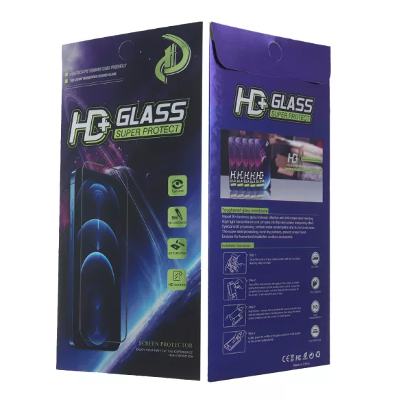 9D edzett üveg fekete szegéllyel Oppo Reno13 F 5G