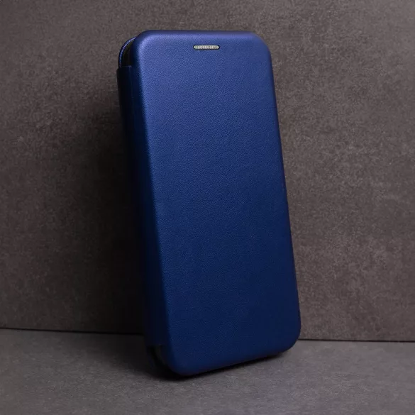 Smart Diva könyvtok iPhone 16e - tengerészkék