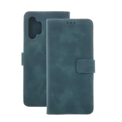 Smart Velvet könyvtok iPhone 16e - sötétzöld