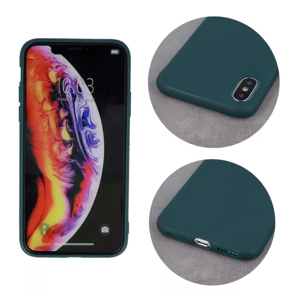 Matt TPU tok Honor 400 Lite - sötétzöld