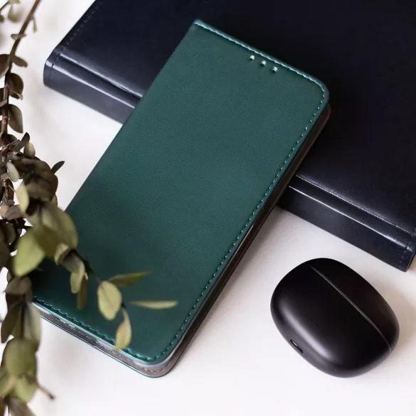 Smart Magnetic könyvtok Honor 400 Lite - sötétzöld