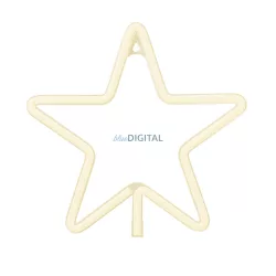Neon LED CHRISTMAS GWIAZDA meleg fehér FLNE22 Forever Light