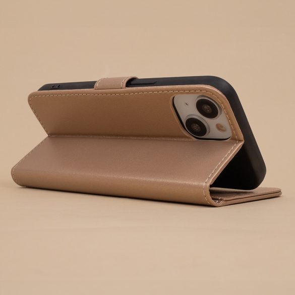 Smart Classic könyvtok Samsung Galaxy A71 - arany színű