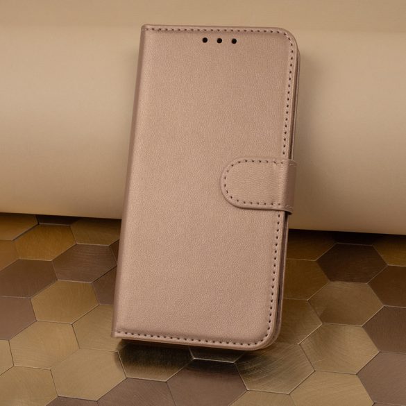 Smart Classic könyvtok Samsung Galaxy A71 - arany színű