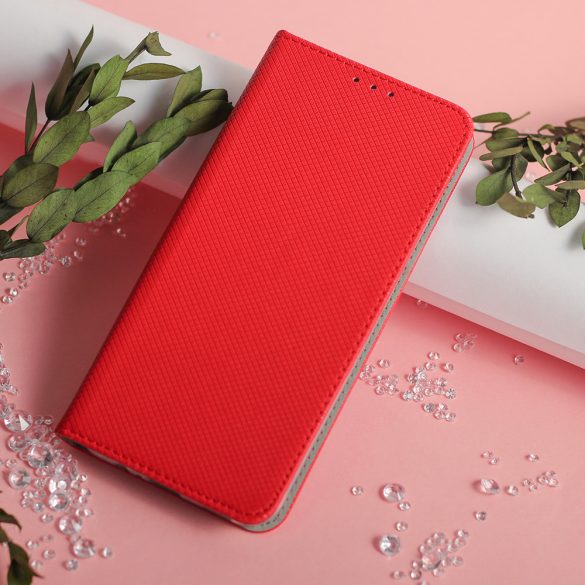 Smart Magnet könyvtok Xiaomi 14 Pro - piros