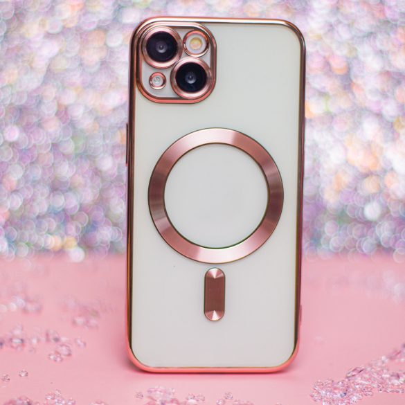 Color Chrome MagSafe-kompatibilis tok iPhone 11 - rózsaarany színű