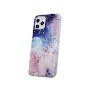 Gold Glam tok Samsung Galaxy A15 4G/5G - "galactic" mintás