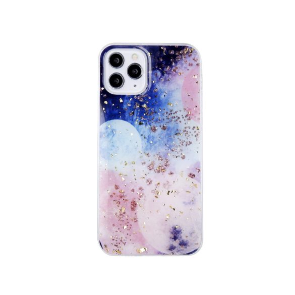 Gold Glam tok Samsung Galaxy A15 4G/5G - "galactic" mintás