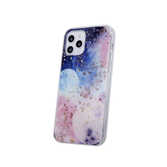 Gold Glam tok Samsung Galaxy S24 Ultra - "galactic" mintás