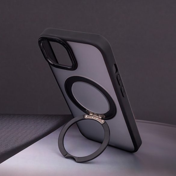 Mag Ring Rotating MagSafe-kompatibilis tok iPhone 13 - fekete