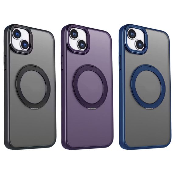 Mag Ring Rotating MagSafe-kompatibilis tok iPhone 11 - lila