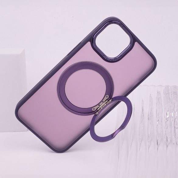 Mag Ring Rotating MagSafe-kompatibilis tok iPhone 11 - lila