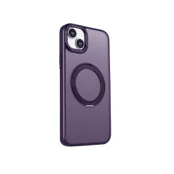   Mag Ring Rotating MagSafe-kompatibilis tok iPhone 15 Pro - lila