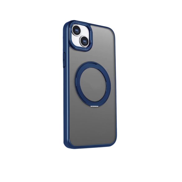 Mag Ring Rotating MagSafe-kompatibilis tok iPhone 14 Pro - tengerészkék
