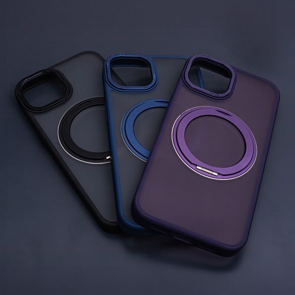 Mag Ring Rotating MagSafe-kompatibilis tok iPhone 14 Pro - tengerészkék