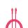 Colorum CK12-CL-02 Type-C - Lightning kábel 2.4A 1.8m - magenta