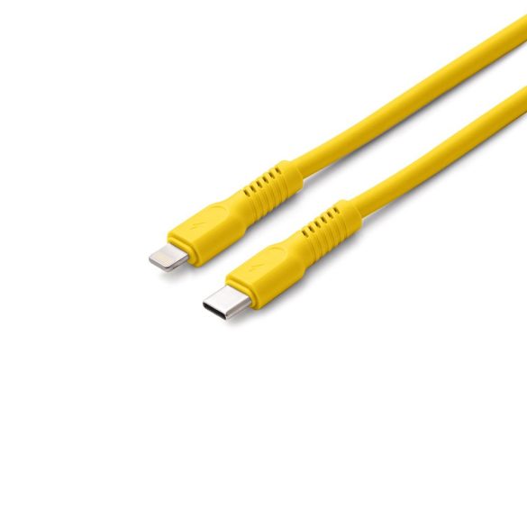 Colorum CK12-CL-05 Type-C - Lightning kábel 2.4A 1.8m - sárga