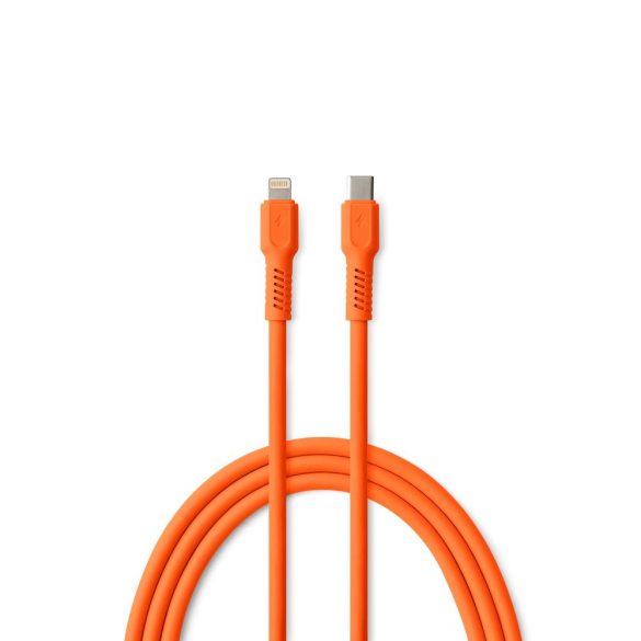 Colorum CK12-CL-10 Type-C - Lightning kábel 2.4A 1.8m - narancssárga