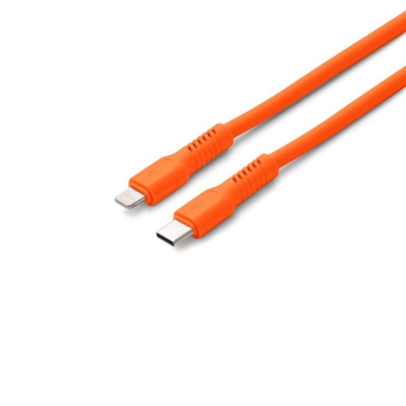 Colorum CK12-CL-10 Type-C - Lightning kábel 2.4A 1.8m - narancssárga