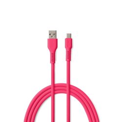 Colorum CK60-AC-02 USB-A - Type-C kábel 3A 1.8m - magenta