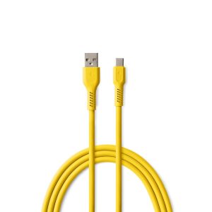 Colorum CK60-AC-05 USB-A - Type-C kábel 3A 1.8m - sárga